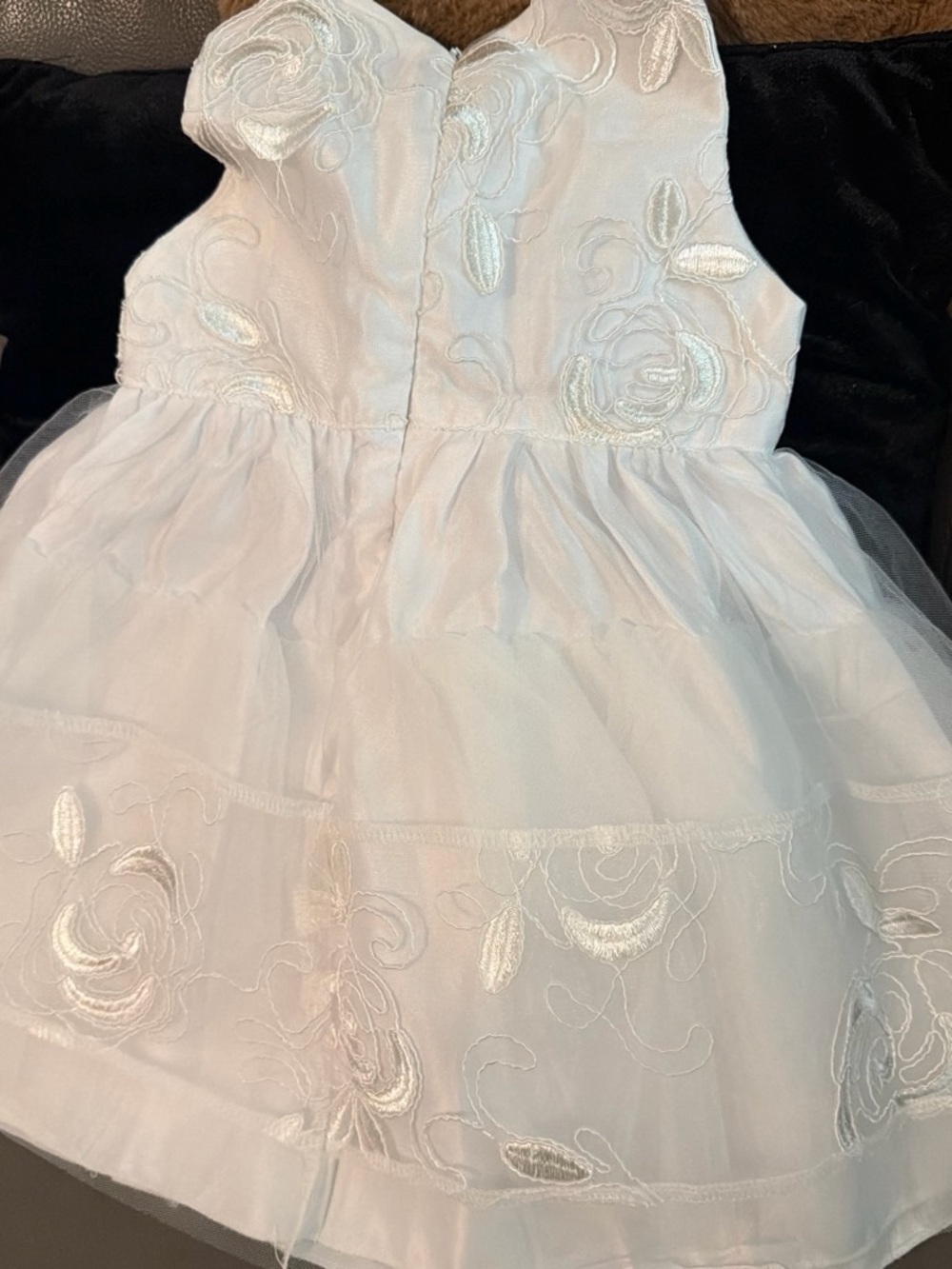 White dress baby girl